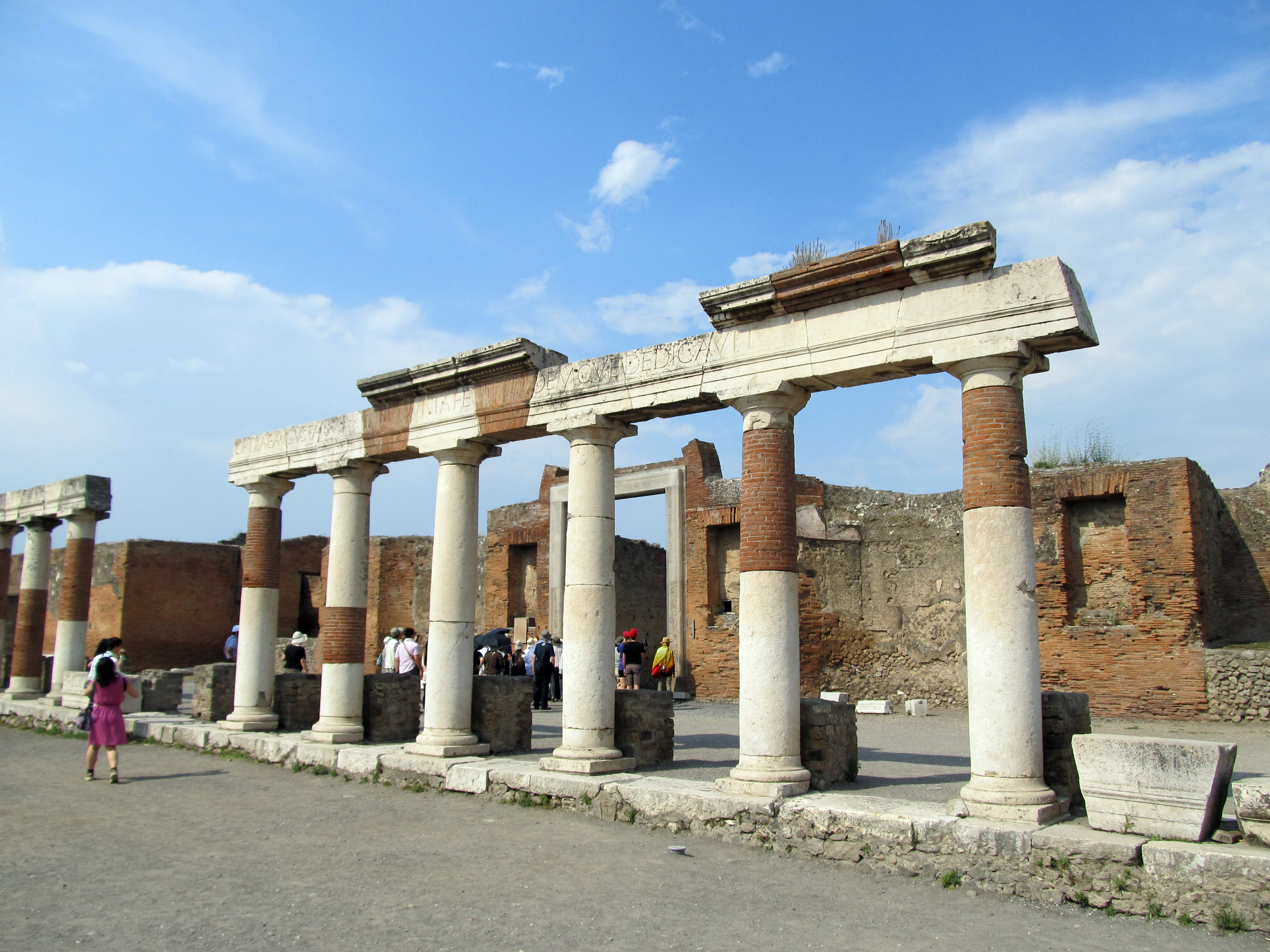 The Eumachia Building in Pompeii