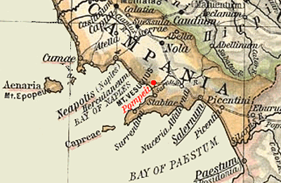 Map of Roman Campania