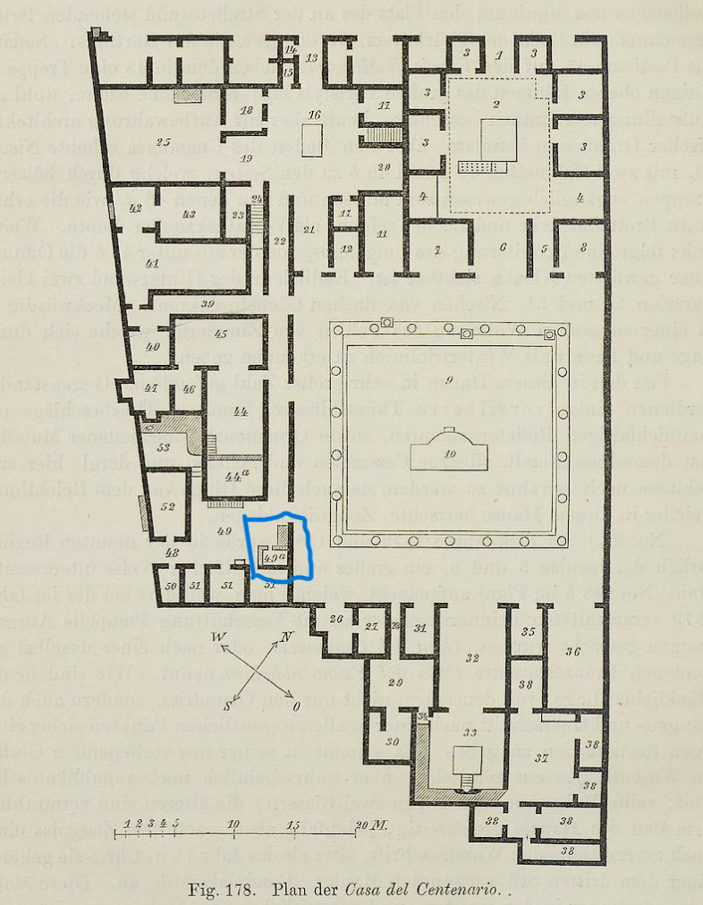 Plan of the House of the Centenary